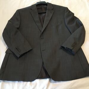 Lauren Ralph Lauren Grey 100% wool 2 button blazer 44 s fully lined